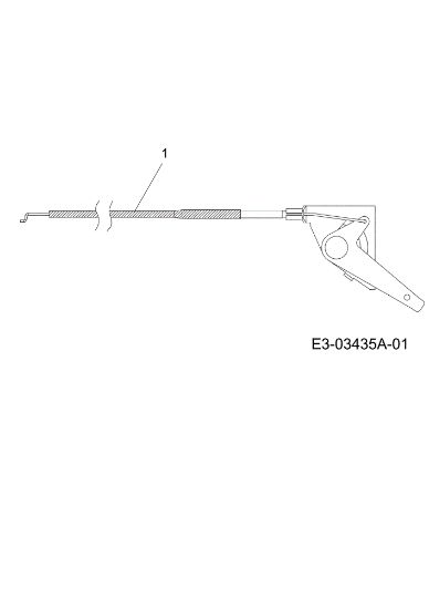 Cable acelerador KROSSER 105/17,5 H Cat. 2011 (13XXXXXX636) Tractor