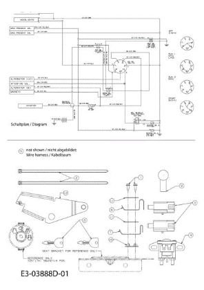 Esquema eléctrico (1/2) KROSSER 92/13 T Cat.2011 Tractor