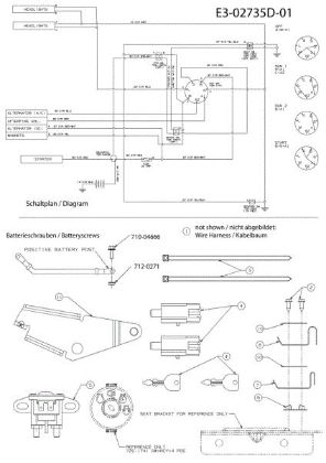 Esquema eléctrico (1/2) TORNADO 97/13 T Cat.2011 Tractor