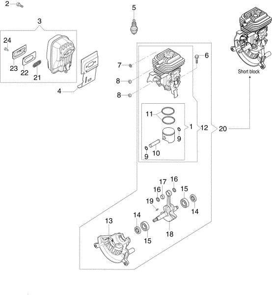 Motor BV 270 BP Sopladora