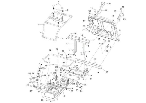 Bastidor MISTRAL 72/13 H (4in1) e EURO 5 Tractor