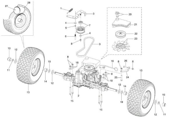 Transmisión MISTRAL 72/13 H (4in1) e EURO 5 Tractor