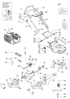 Despiece completo G 48 TB Cortacésped