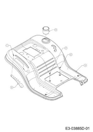 Carcasa posterior KROSSER 80/12,5 T Cat.2012 Tractor