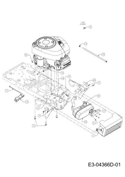 Motor TORNADO 108/15,5 T Cat.2012 Tractor