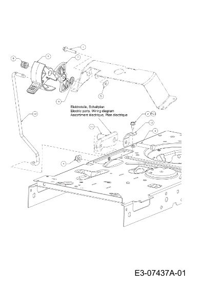 Pedal TORNADO 108/18,5 H Cat.2012 Tractor