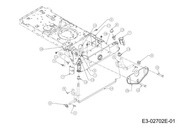 Eje anterior (1/2) TORNADO 95/11,5 T Cat.2012 Tractor