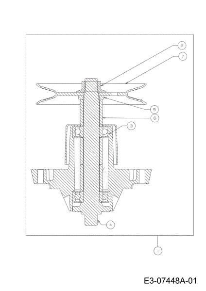 Cubo para cuchilla KROSSER 92/16 H Cat. 2012 Tractor