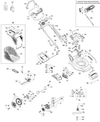 Despiece G 53 THX ALLROAD EXA 4 Cortacésped