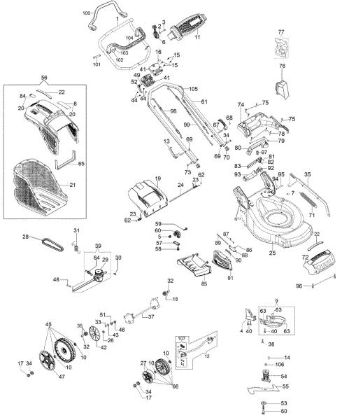 Despiece G 53 TBX ALLROAD EXA 4 Cortacésped