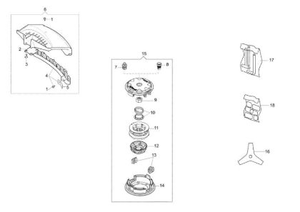 Accesorios BCF 430 Desbrozadora