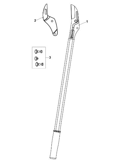 Cortarramas TR80M Accesorios para motosierras y podadoras