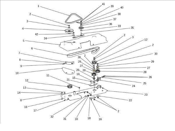 Plato de corte (2/3) OM 106S/18H Cat.2013 Tractor