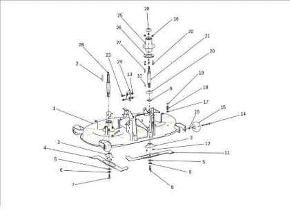 Plataforma de corte (1/2) OM 106S/24H 4X4 Cat.2013 Tractor