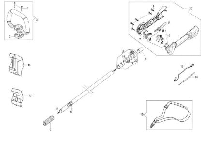 Transmisión BC 240 H Cortasetos