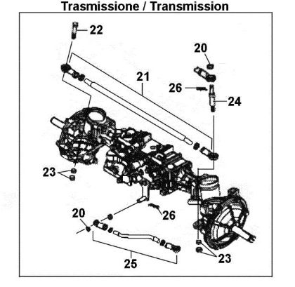 Transmisión eje anterior APACHE 92 4x4 EVO Cat.2014 Tractor