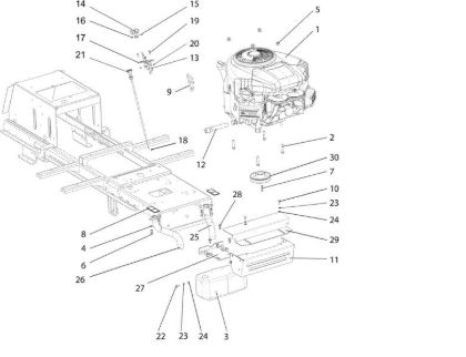 Motor OM 92S/16H Cat.2014 Tractor