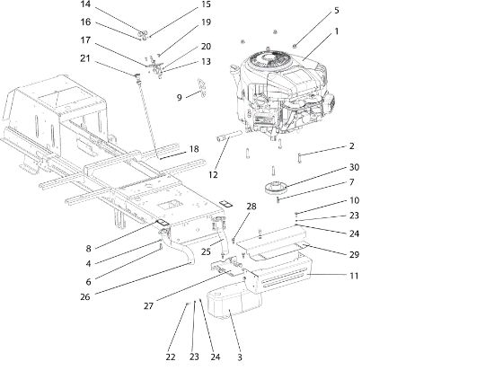 Motor OM 92S/16H Cat.2014 Tractor