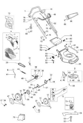 Despiece completo G 48 TH MULCH COMFORT PLUS Cortacésped