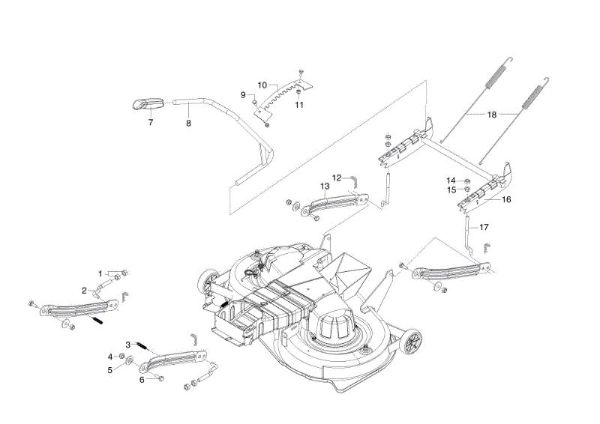 Sistema de regulación altura plato de corte OM 105/20 H Tractor