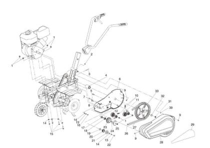Despiece 2 MH 150 RKS (K700 H - SN T210) Motoazada