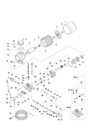 Motor PW 175 C Hidrolimpiadora