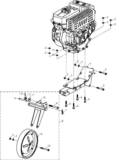 Rueda MH 197 RK (K800 HC) Motoazada