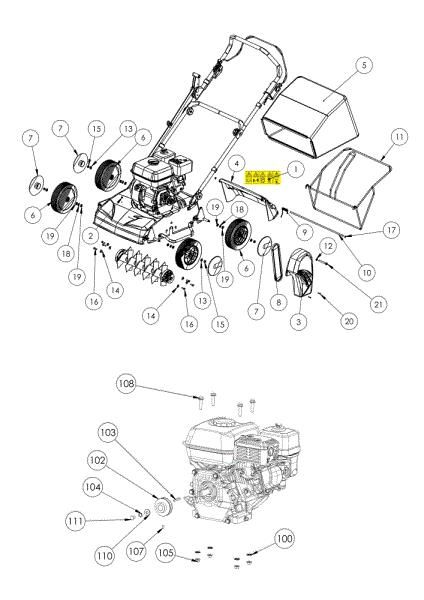 Despiece 1 SR 38 B45 Aireador