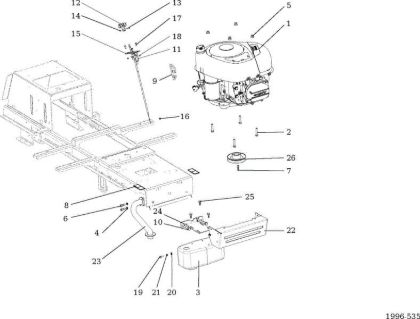 Motor OM 107 L/17,5 H Cat. 2015 Tractor
