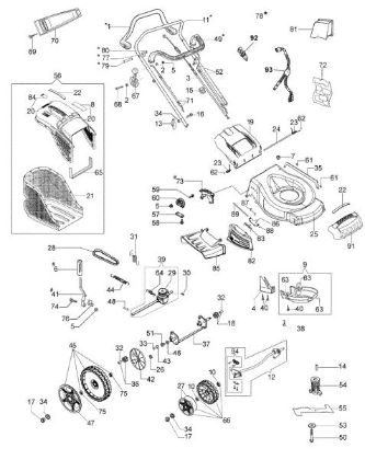 Despiece completo G 53 TBXE ALLROAD PLUS 4 Cortacésped