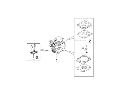 Carburador WT-EX 5487 741 Desbrozadora