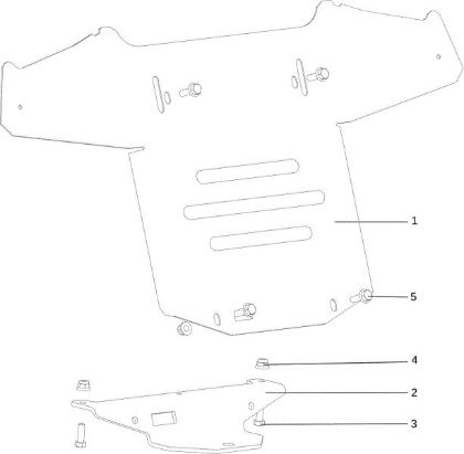Carcasa (2/3) OM 107 L/24 KH (K2400AVD V-Twin) Cat. 2016 Tractor