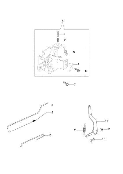 Palnca compl. GV 48 PK ALLROAD PLUS 4 (K600) Cortacesped