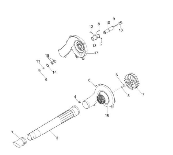 Sopladora Aplicación (Sopladora) BC 240 D (Ø24/24)