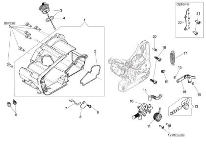 Carter motor GST 360 Motosierra