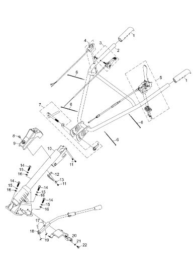 Manillar MH 197 RKS (K800 HC) Motoazada