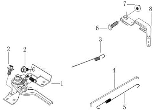 Palnca compl. MH 197 RKS (K800 HC) Motoazada