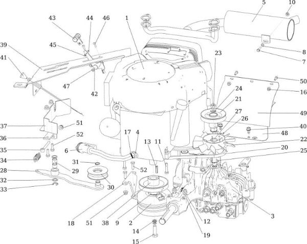 Motor APACHE 92 EVO (K2400AVD V-Twin) Cat.2017 Tractor