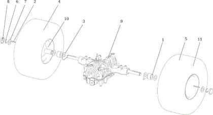 Eje posterior APACHE 92 EVO Cat.2017 Tractor