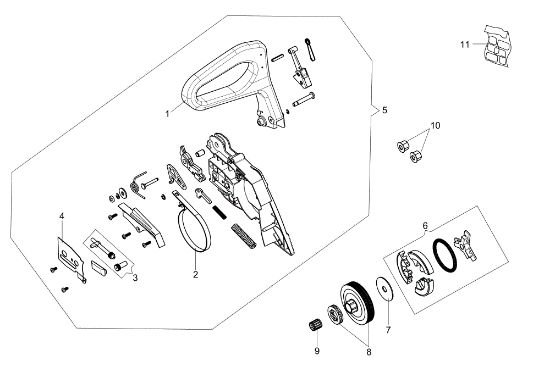 Carter cadena - Embrague GSH 510 (Euro 2 - Euro 5) Motosierra