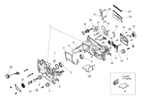 Carter motor GSH 510 (Euro 2 - Euro 5) Motosierra