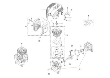 Motor BC 400 S Desbrozadora
