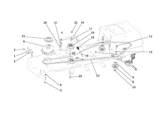 Embrague OM 107 L/24 KH (K2400AVD V-Twin) Cat. 2018 Tractor