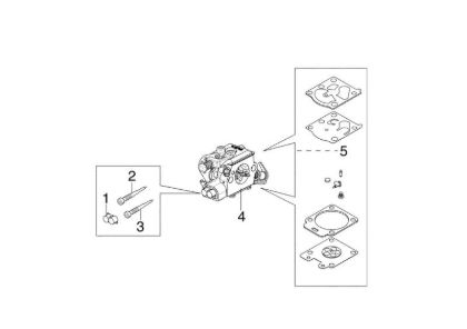 Carburador WT-780G GS 411 (Euro 2) Motosierra