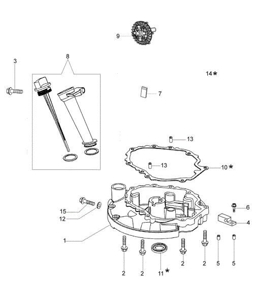 Tapa basamento MAX 53 PK ALLROAD ALUMINIUM (K800) (2018) Cortacesped