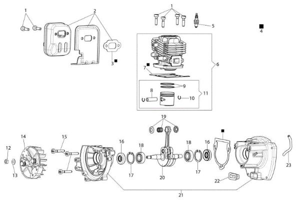 Motor HCS 247 P Cortasetos