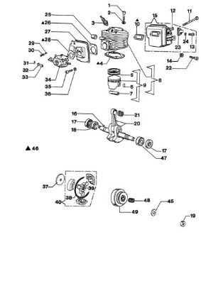 Motor 264 TTA Cortadora