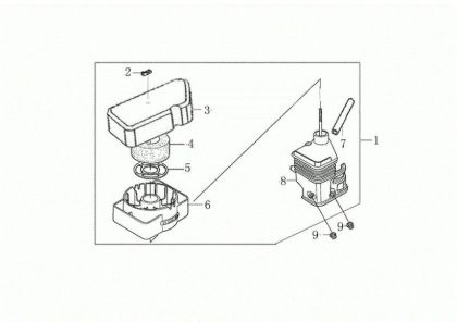 Filtro aire MH 175 RKS (K800 HT - EURO5) Motoazada