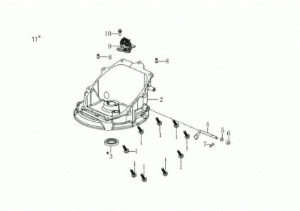 Tapa basamento G 48 PK COMFORT SD (K 605) EURO 5 Cortacesped