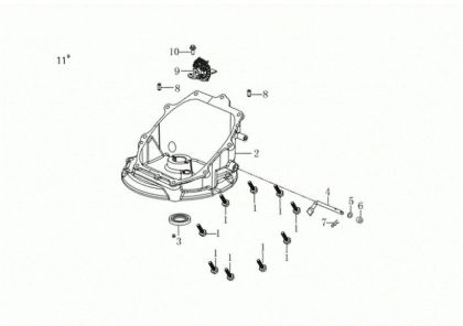 Tapa basamento G 53 TK COMFORT PLUS (K655) EURO 5 Cortacesped